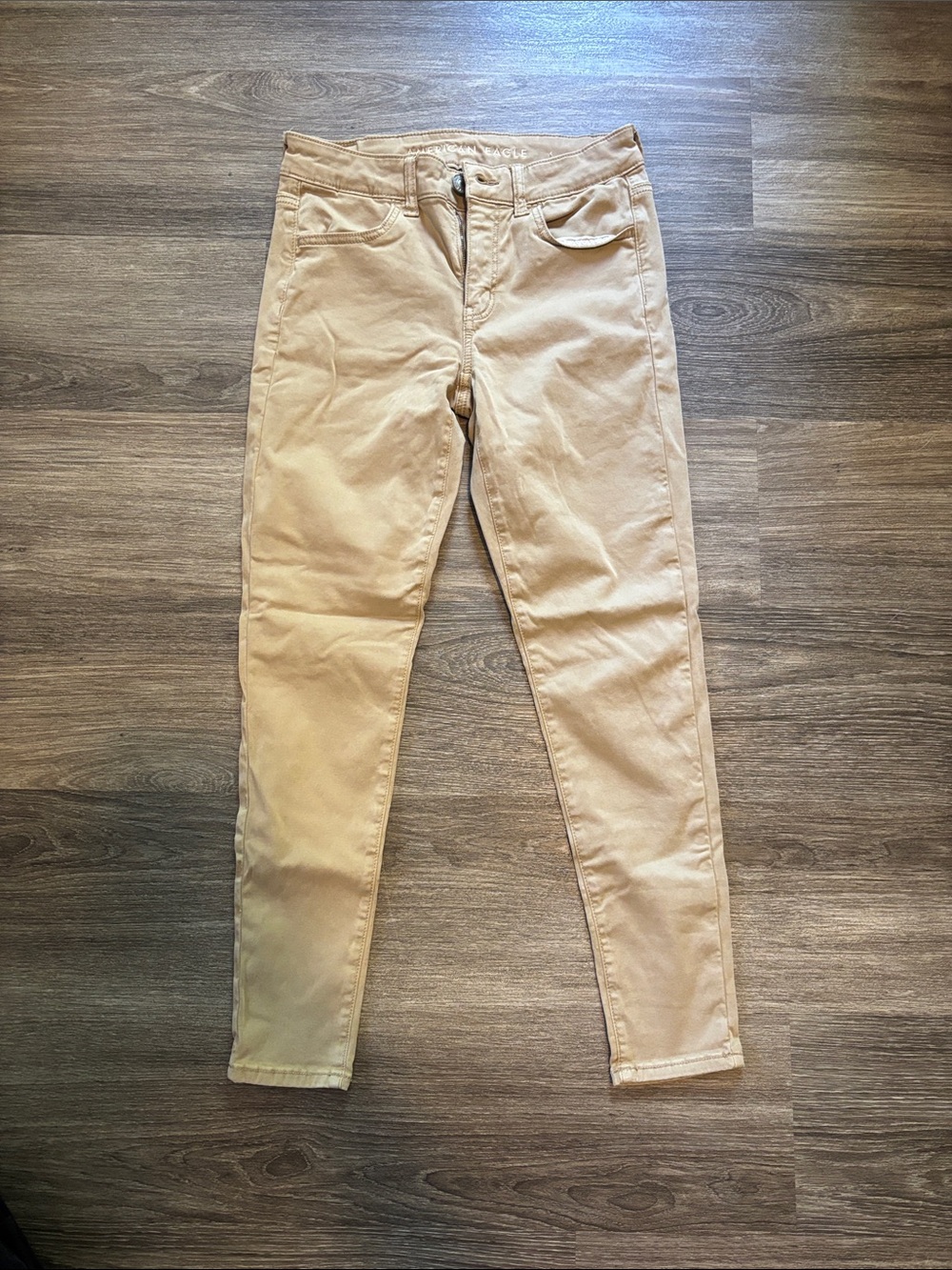 American Eagle Outfitters Beige Skinny Jeans